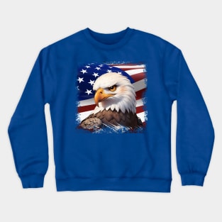 white-headed eagle 3 Crewneck Sweatshirt